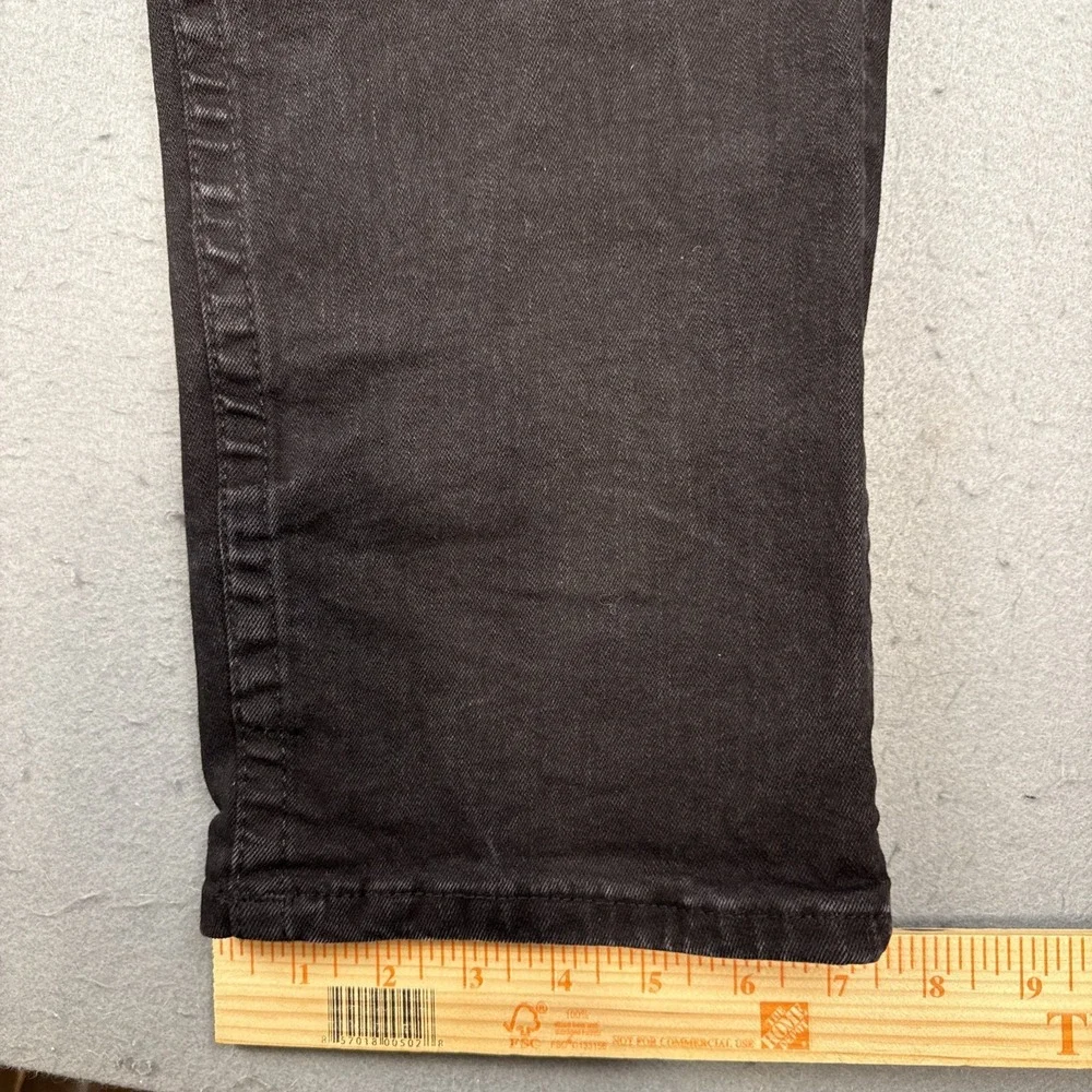 True Religion Geno Relaxed Slim Jeans Men 44 Black   Stretch NO FLAP DENIM